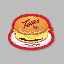 Load image into Gallery viewer, CHEESY Texas Inn Sticker